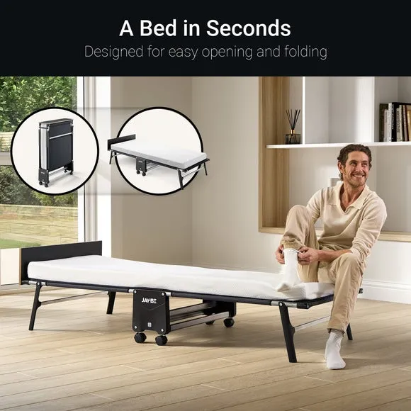 Jay-Be Rollaway Folding Bed with Memory Foam Mattress 4