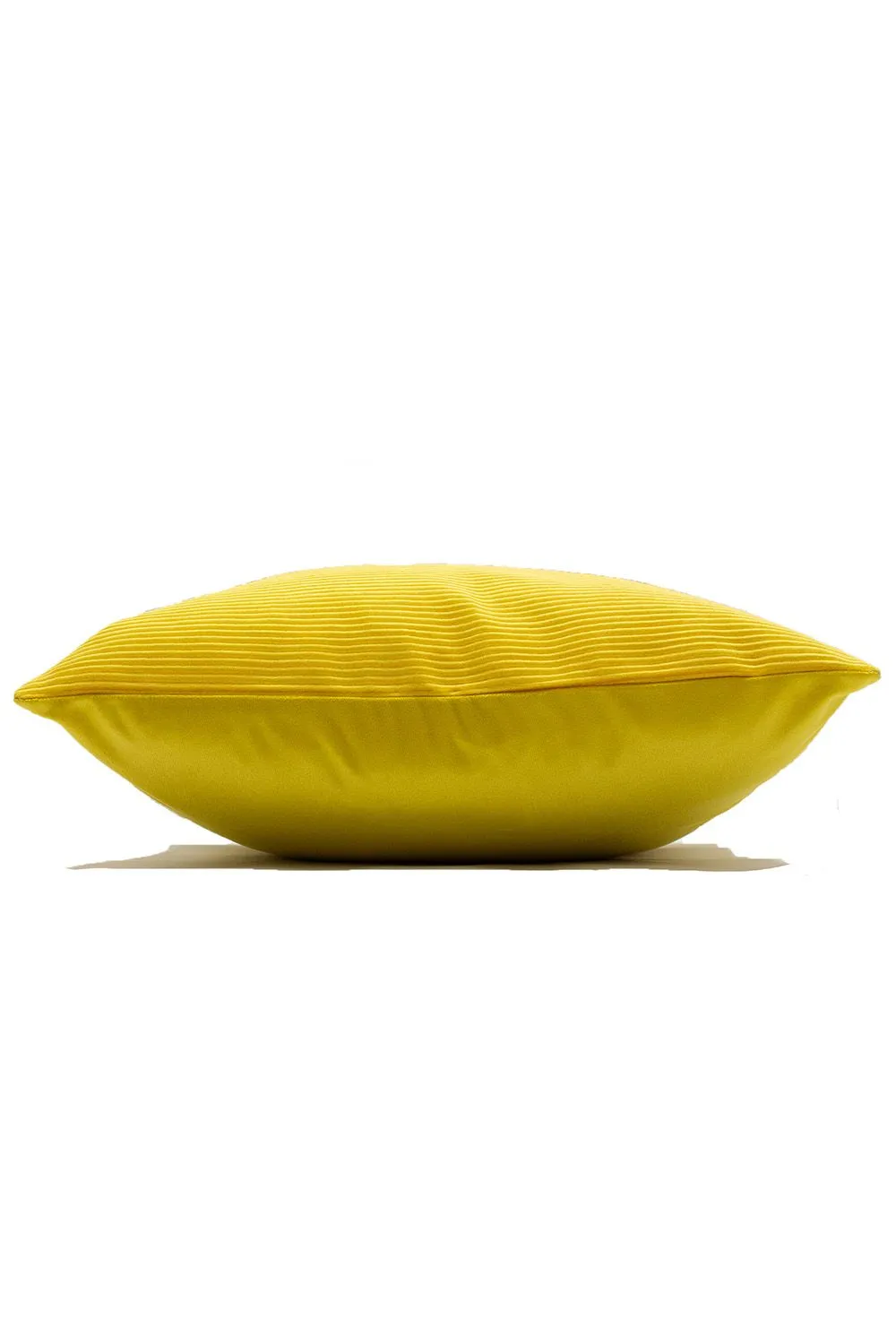 Paoletti Munich Ribbed Corduroy Cushion in Yellow 3