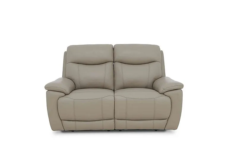 Sloane 2 Seater Leather Sofa - Oyster
