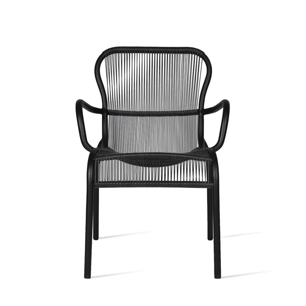 Vincent Sheppard Loop Outdoor Dining Chair Black 3