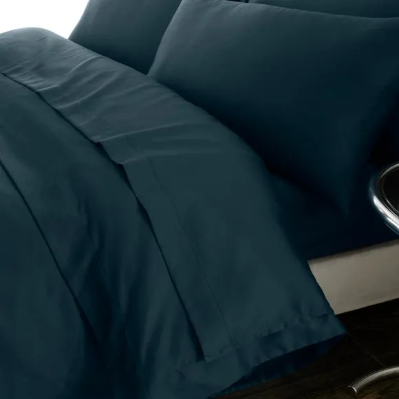 Hotel 230 Thread Count 100% Cotton Sateen Flat Sheet 1