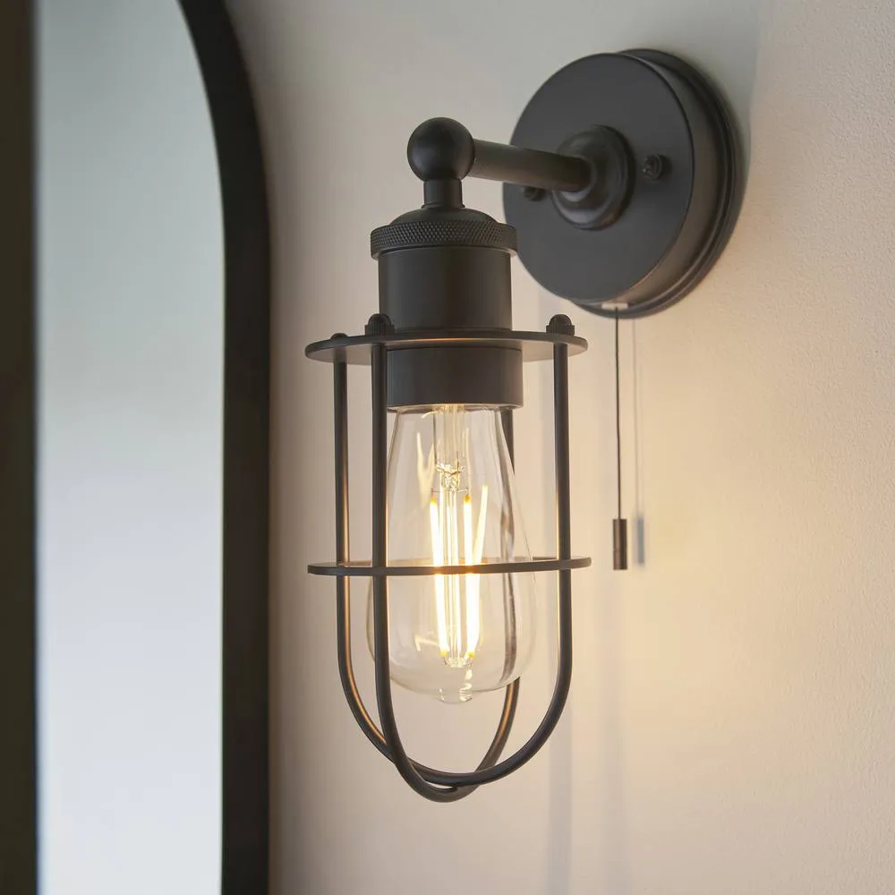 Netlighting Crew Bathroom Wall Lamp Matt Black 2