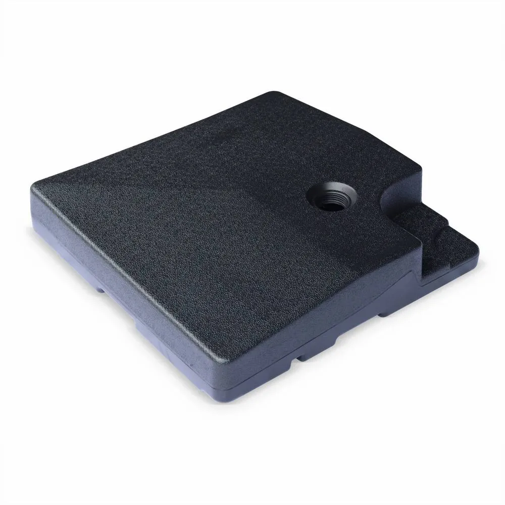 sweeek Set of 4 square weight slabs 51.5x51.5cm in Black 3