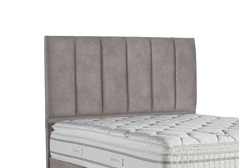 Spire Floor Standing Headboard - Double - Daytona Silver