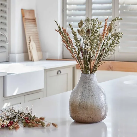 Verre Round Frosted Glass Vase 1