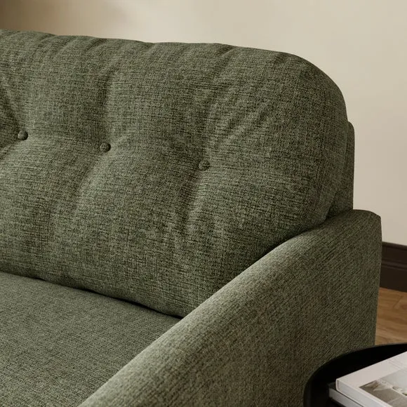 Sven Soft Texture Chenille 3 Seater Sofa 3