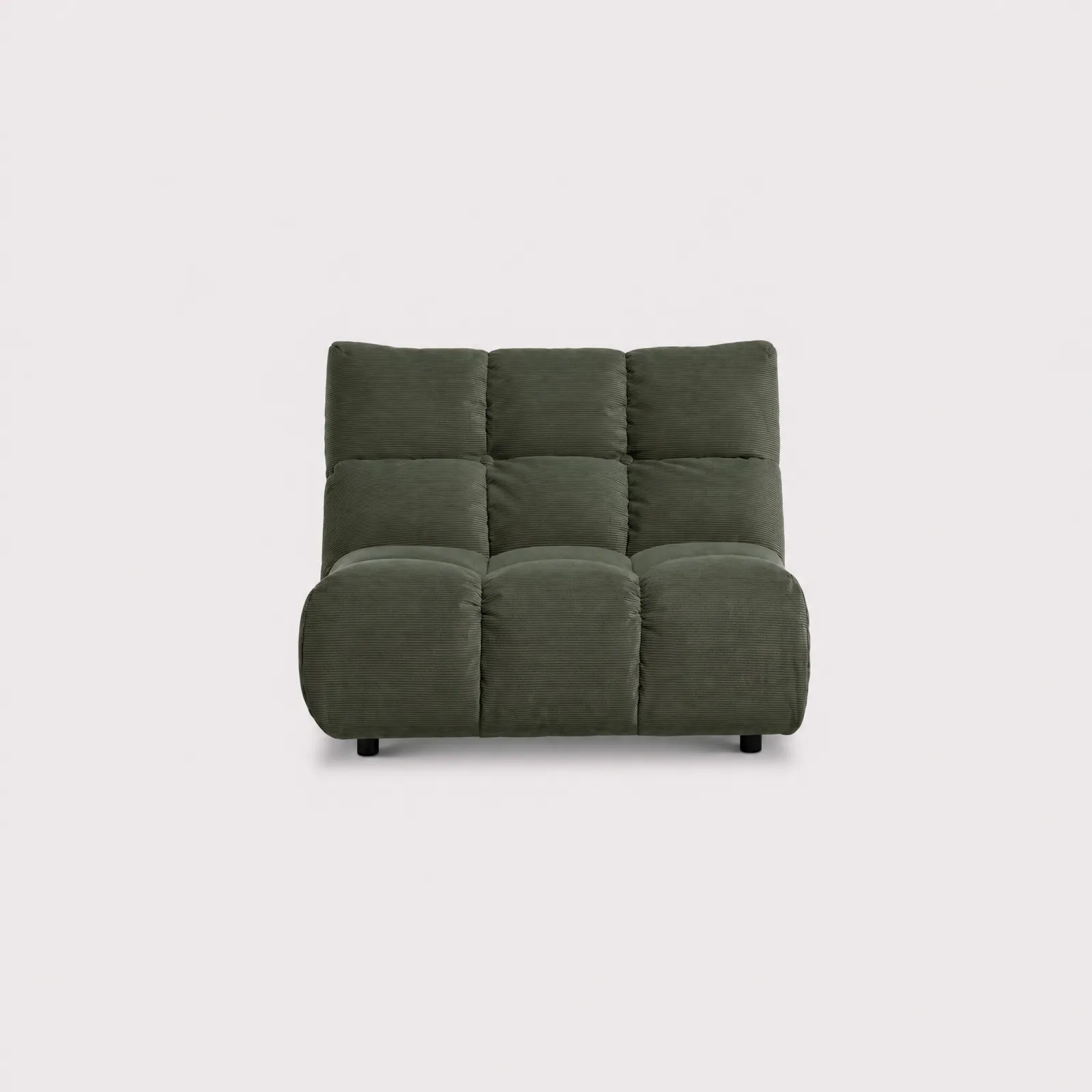 Bryce 1.5 Seater Without Armrests, Green Fabric | Barker & Stonehouse