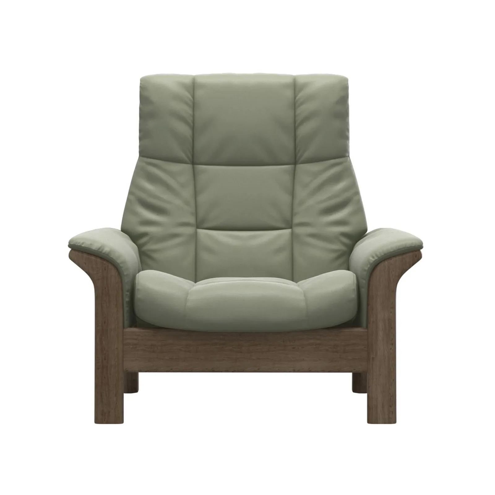 Stressless Buckingham Armchair, Grey Leather | Barker & Stonehouse 2