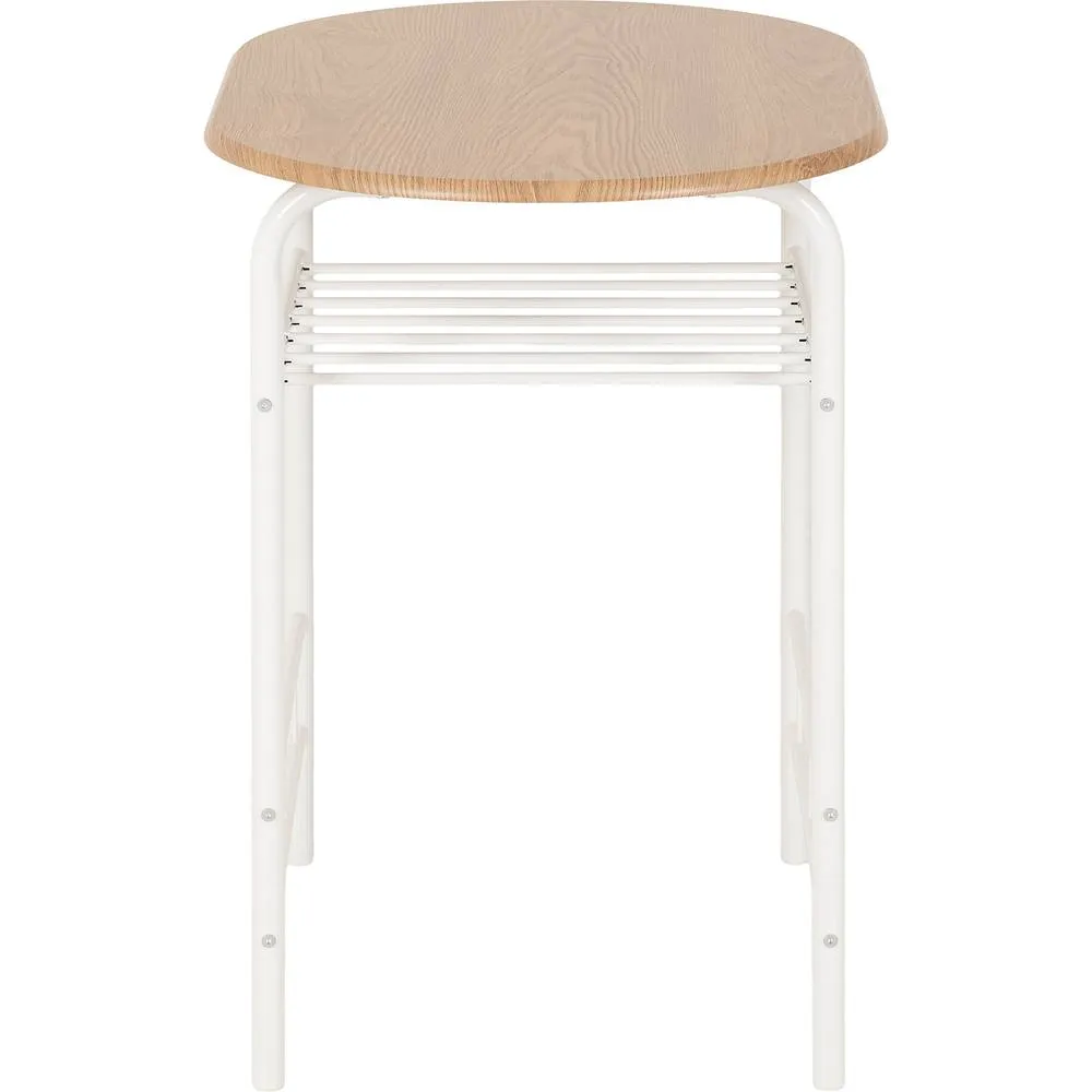Seconique Derry Dining Set White/Oak in White 6