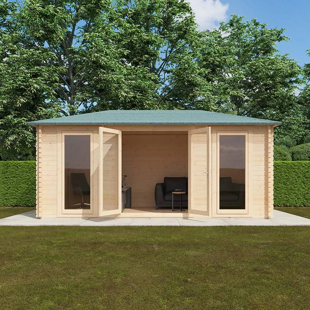 Buttercup Farm 18x10 The Regatta 44mm Cabin - L535 x W298.2 x H269.3 cm in Natural 3