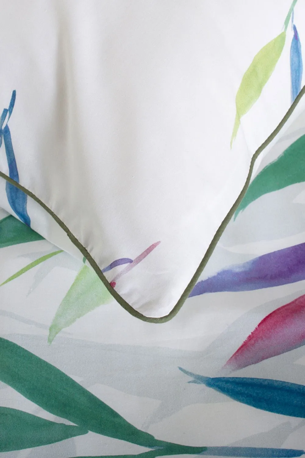 The Lyndon Company Bamboo Leaves 100% Cotton Printed Duvet Set 5