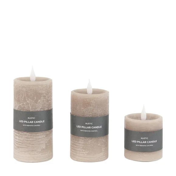 Cedar & Sage Set of 3 LED Candles 4