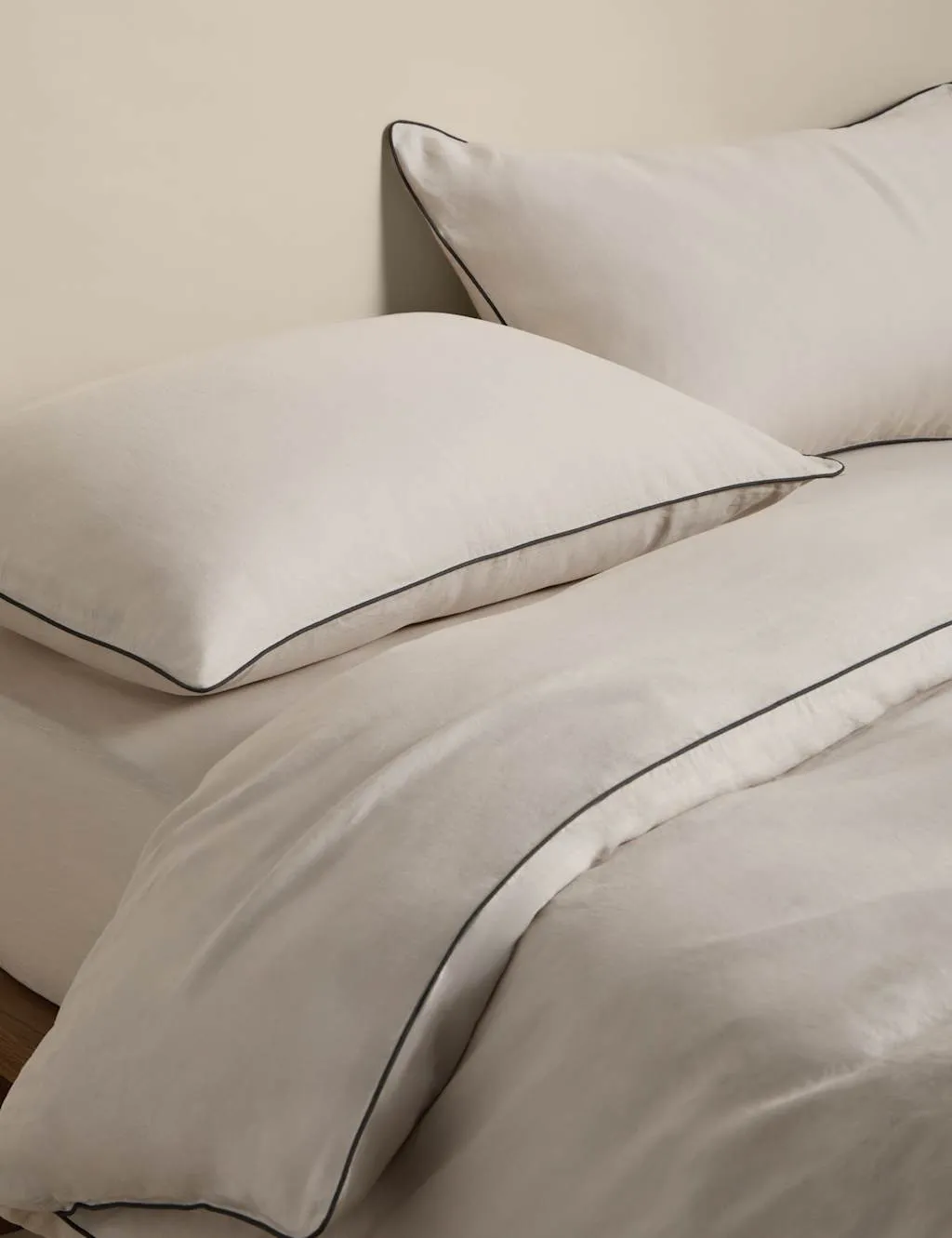 M&S Pure Linen 190gsm Bedding Set Linen