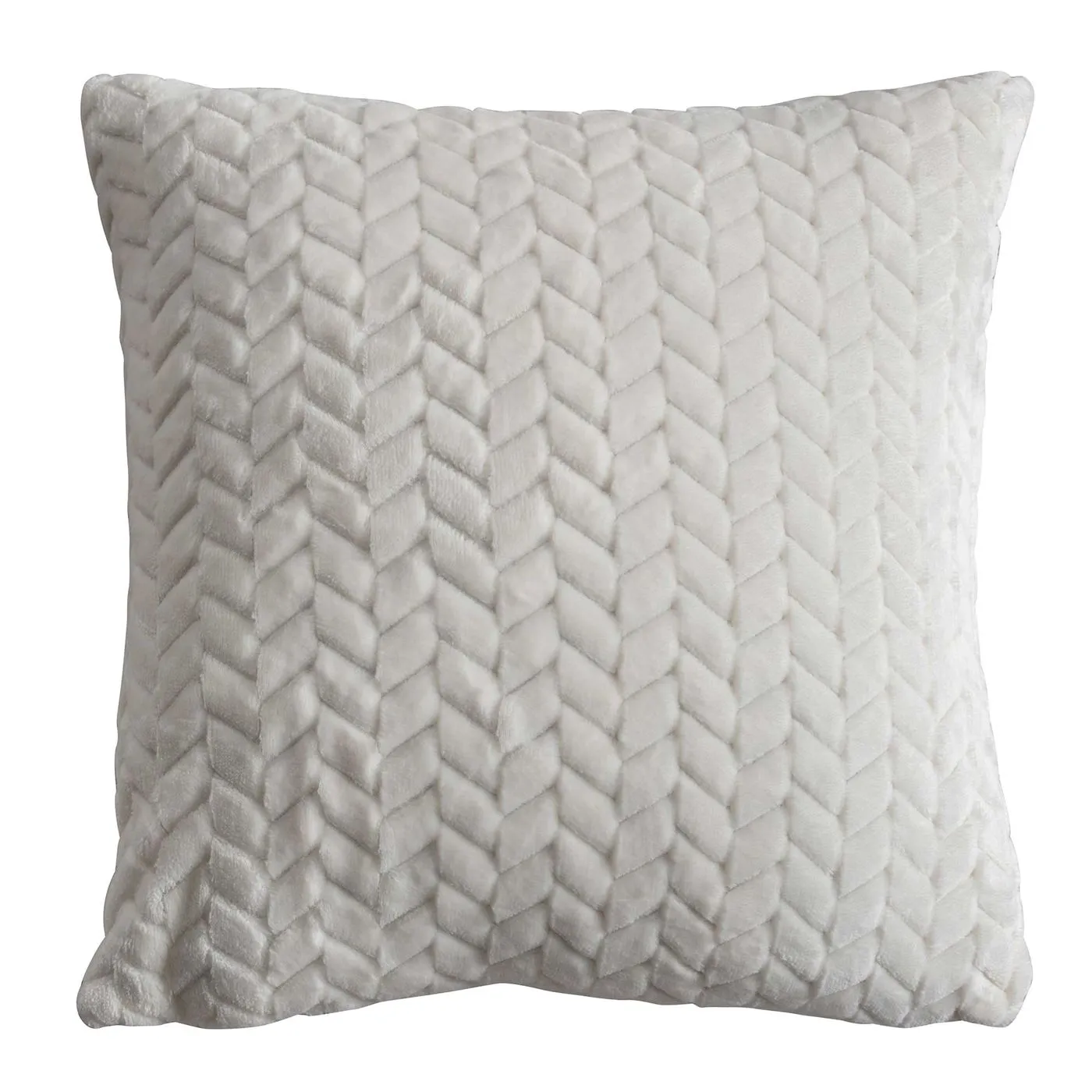 Cream Chevron Cushion