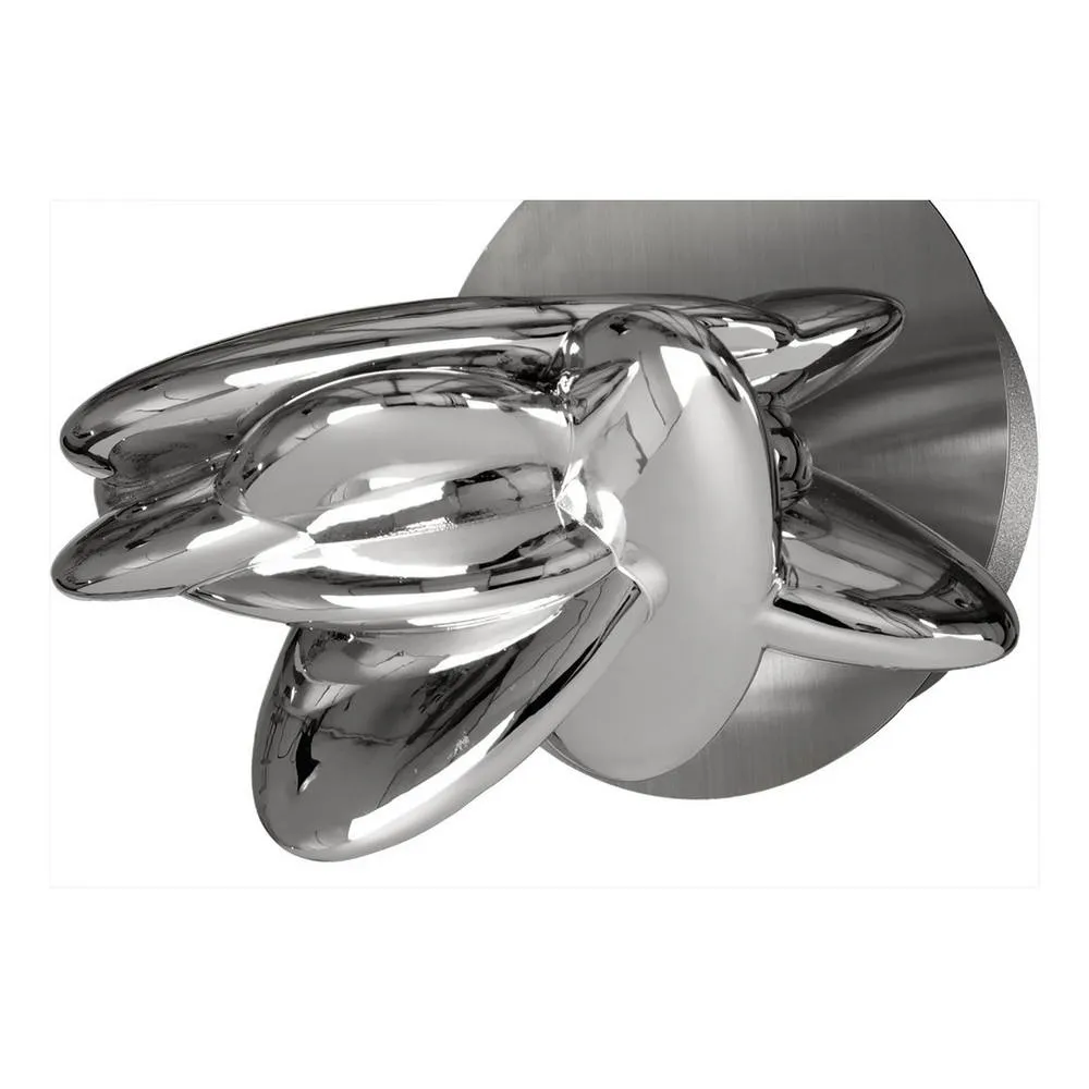 Netlighting Nido Wall Light 1 x 6W LED 3000K 500lm Chrome in Grey 5