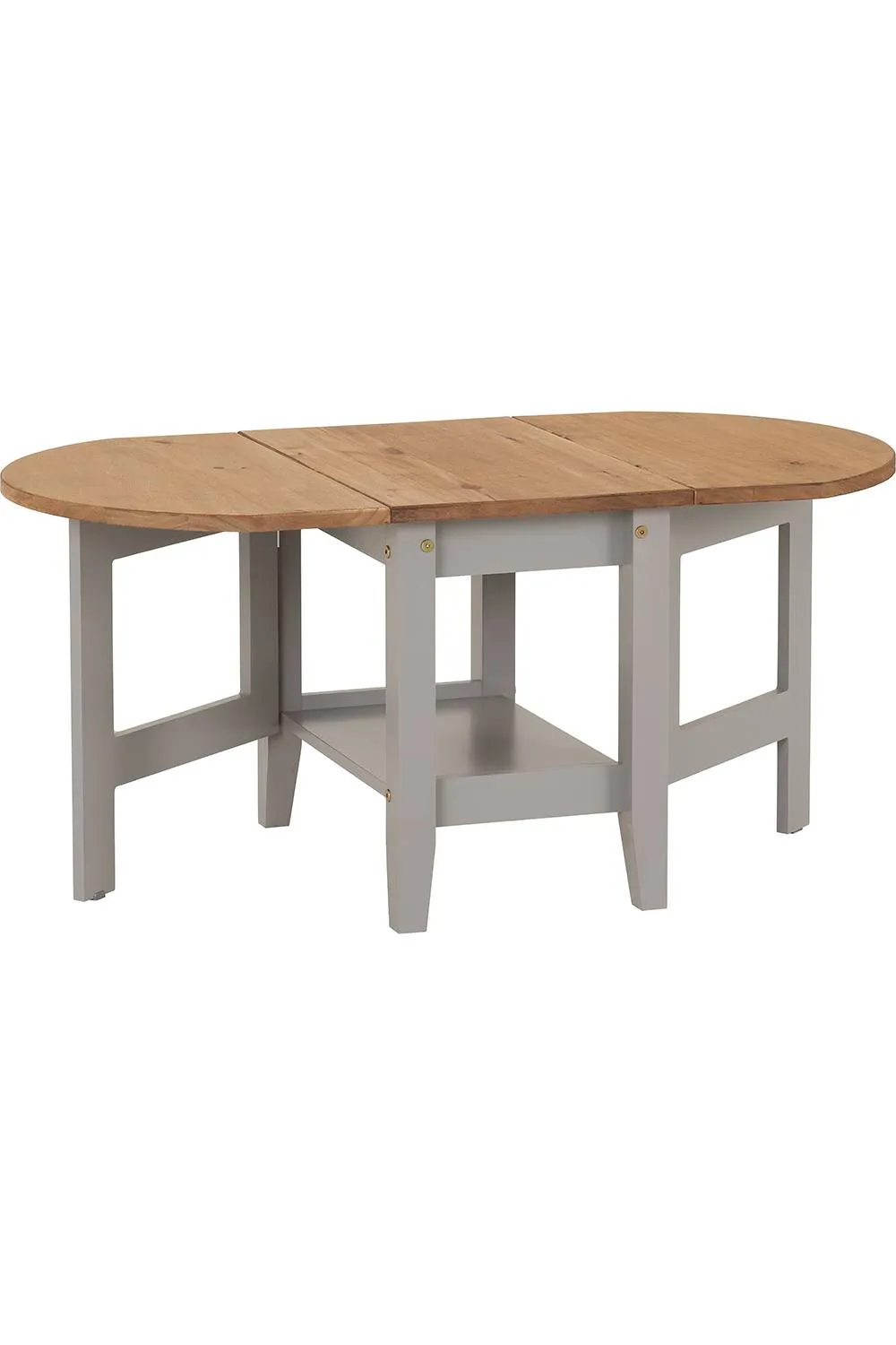 Seconique Santos Drop Leaf Coffee Table in Grey 2