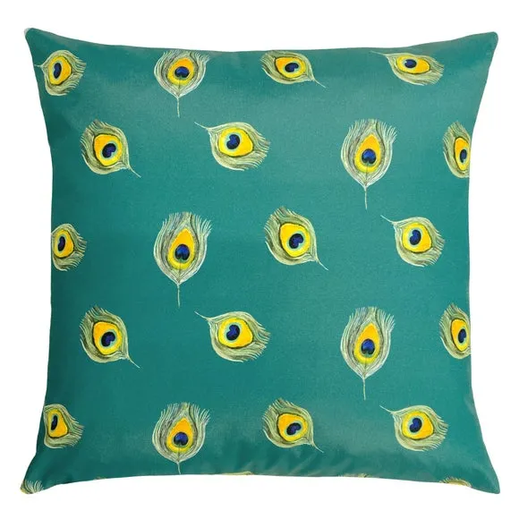 Evans Lichfield Peacock Outdoor Cushion 3