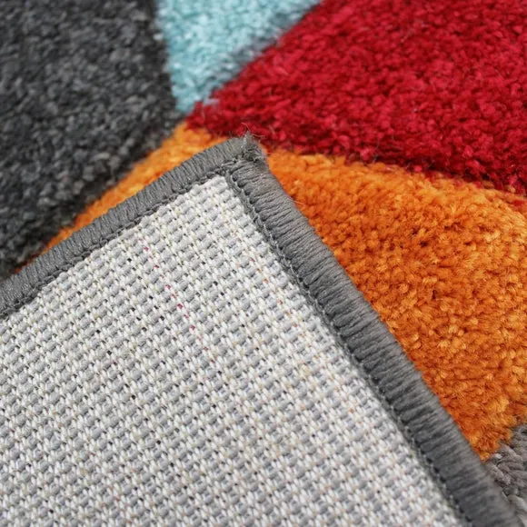Spectrum Dynamic Geometric Round Rug 3