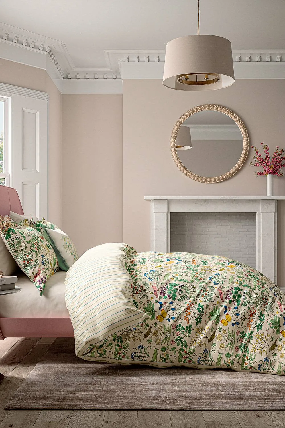 V&A 'Wild Garden' Cotton Duvet Cover Set