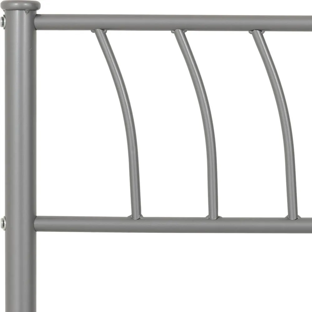Seconique Harlow 4'6" Double Bed in Silver 6