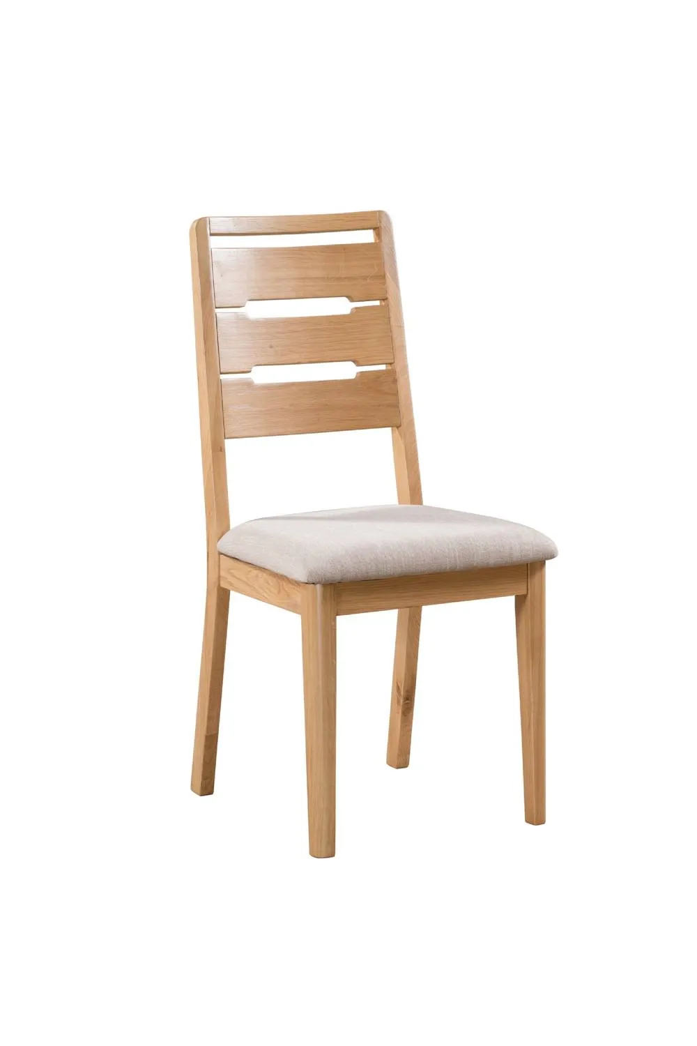 Julian Bowen Curve Dining Chair (Set of 2) in Light Oak 4