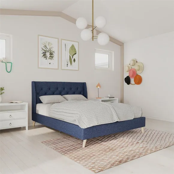 Novogratz Her Majesty Bed, Linen 2
