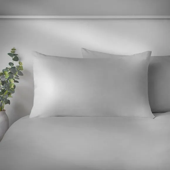 Super Soft Microfibre Plain Standard Pillowcase Pair