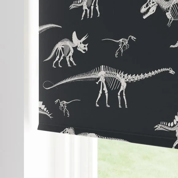 Fossil Forager Blackout Black Roller Blind 5