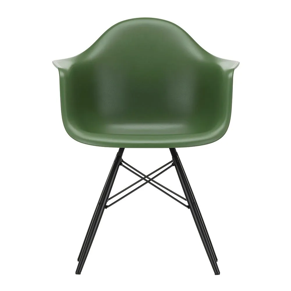 Vitra Eames DAW Armchair New Height Mustard Black Maple Base 2
