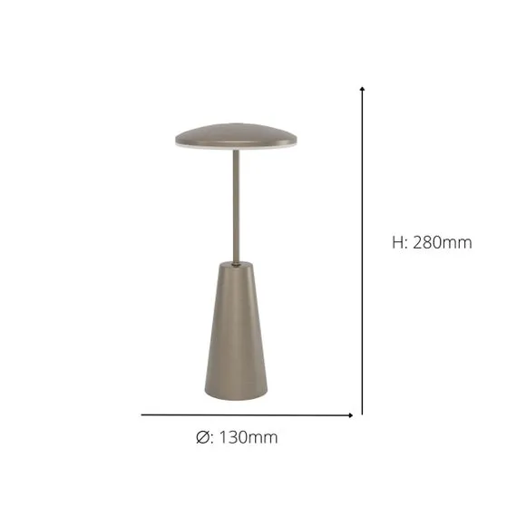 EGLO Piccola Touch Dimmable Outdoor Table Lamp 4