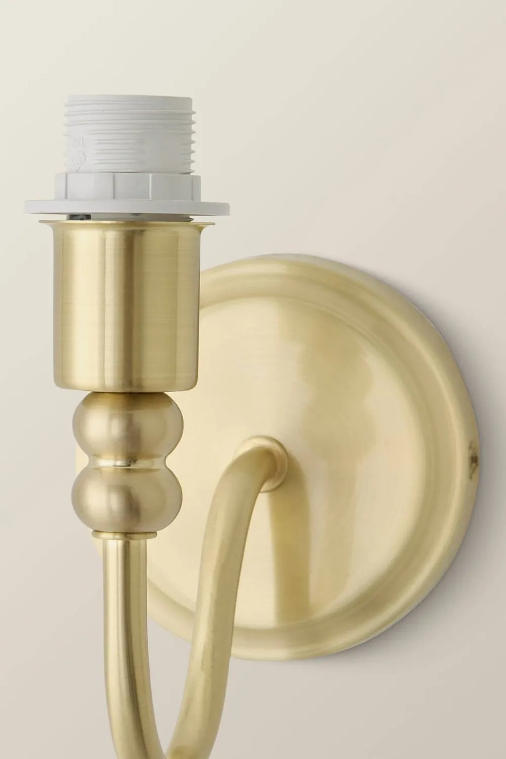 ValueLights Binky Pair of Rechargeable LED Bulb Wall Light Bases in Gold 4