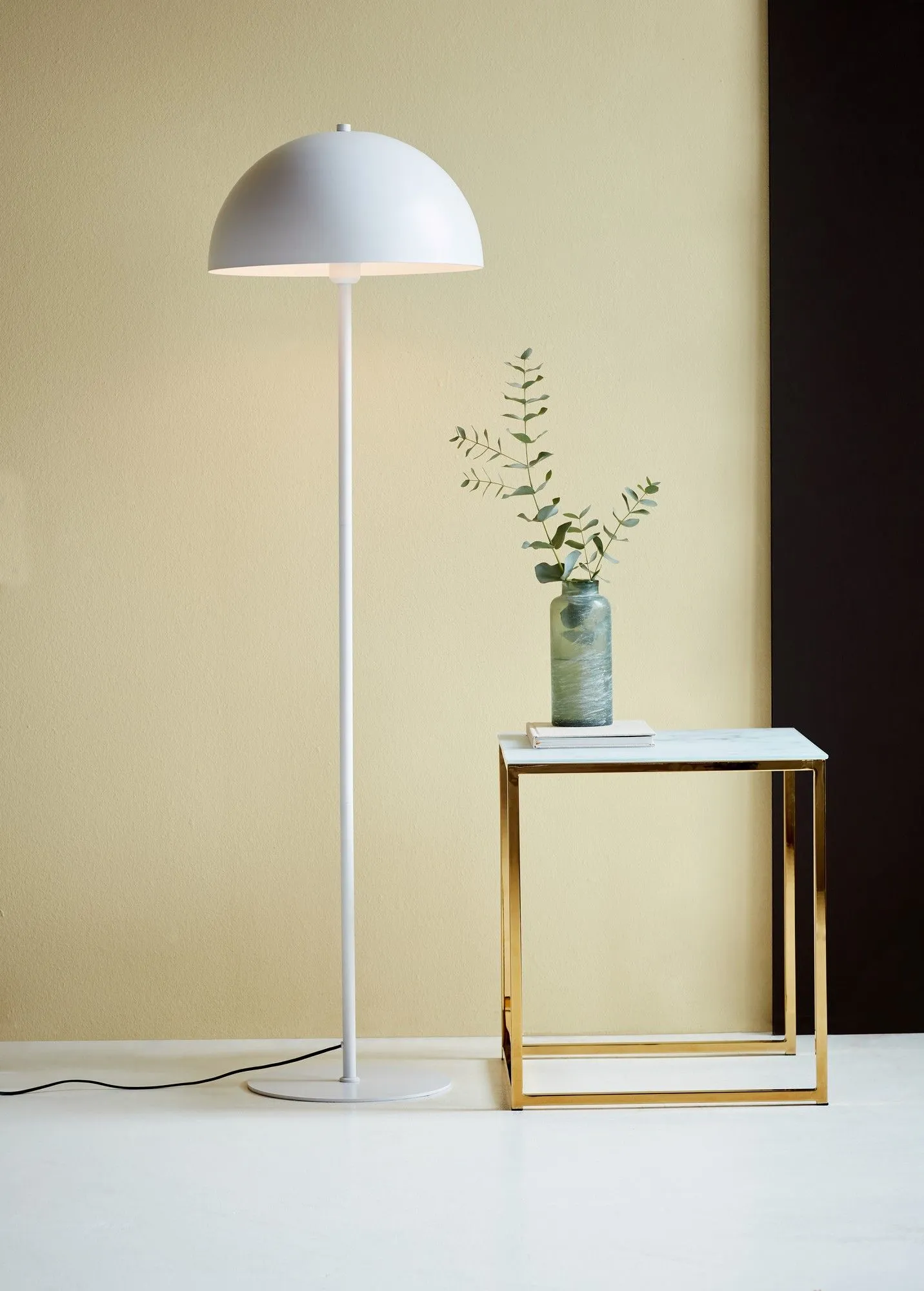 Nordlux Ellen Floor Lamp White Metal Livingroom E27 Switch 3