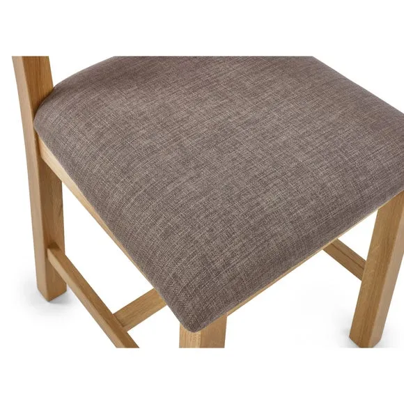Mallory Set Of 2 Dining Chairs, Oak 5