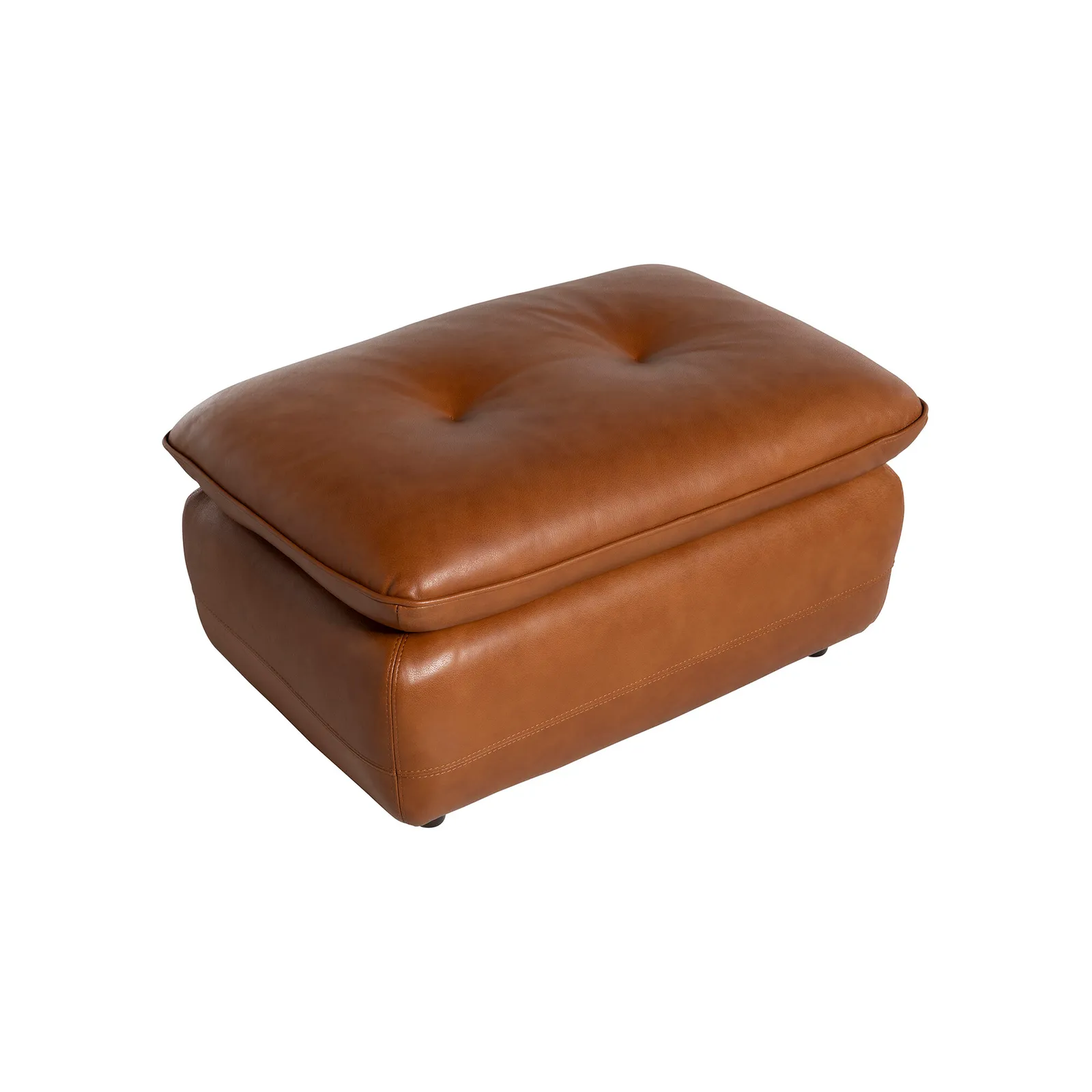 Pelle Rectangular Footstool A Leather | Barker & Stonehouse 5