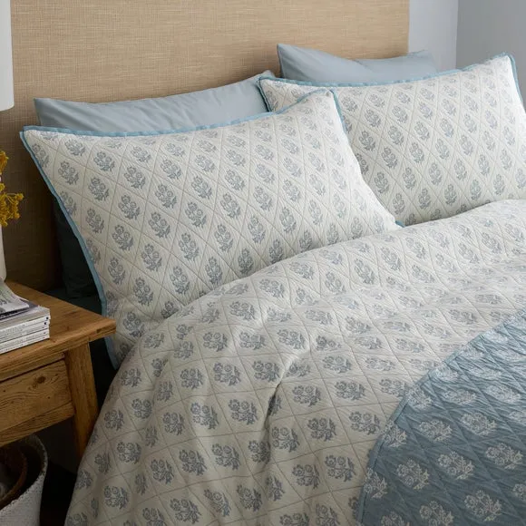 Dreams n Drapes Block Floral Duvet Cover & Pillowcase Set 3