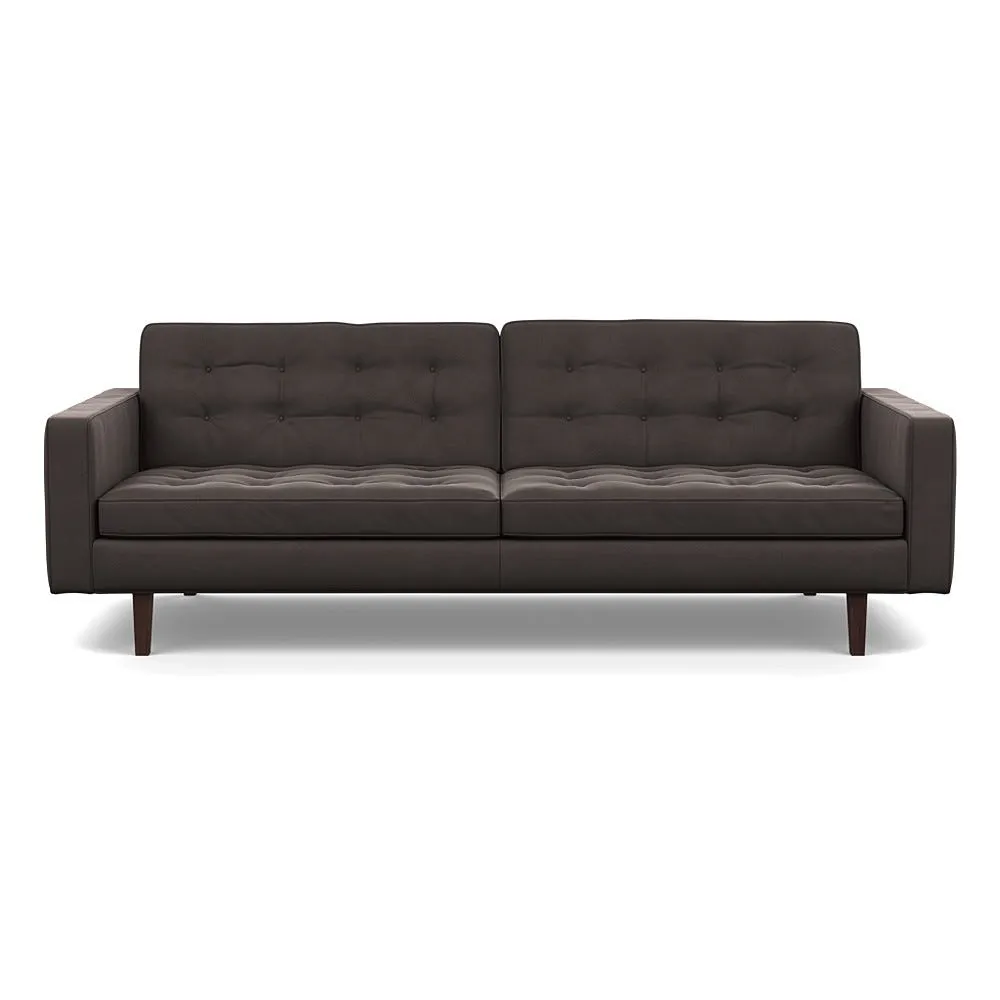 Heal's Hepburn 4 Seater Sofa Nobilis Sable Black 1