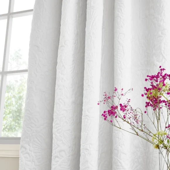 Hani Pinsonic Quilted Blackout Eyelet Curtains 4