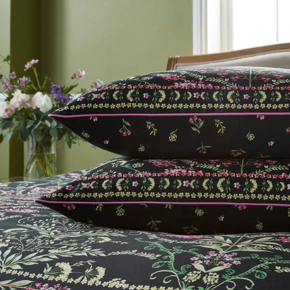 Dorma Botanical Panel 100% Cotton Standard Pillowcase Pair 3