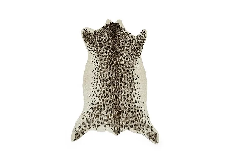 Faux Fur Leopard Rug - 150cm-x-200cm