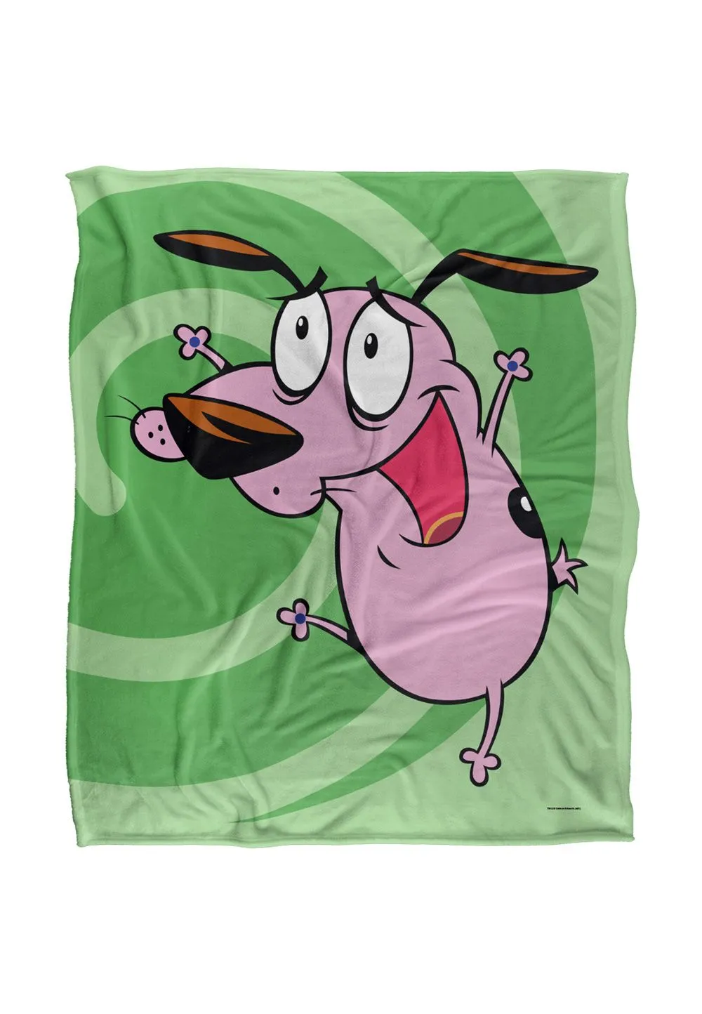Courage The Cowardly Dog Complete Series Cover Silky Touch Super Soft Throw Blanket 152 X 127 cm in White