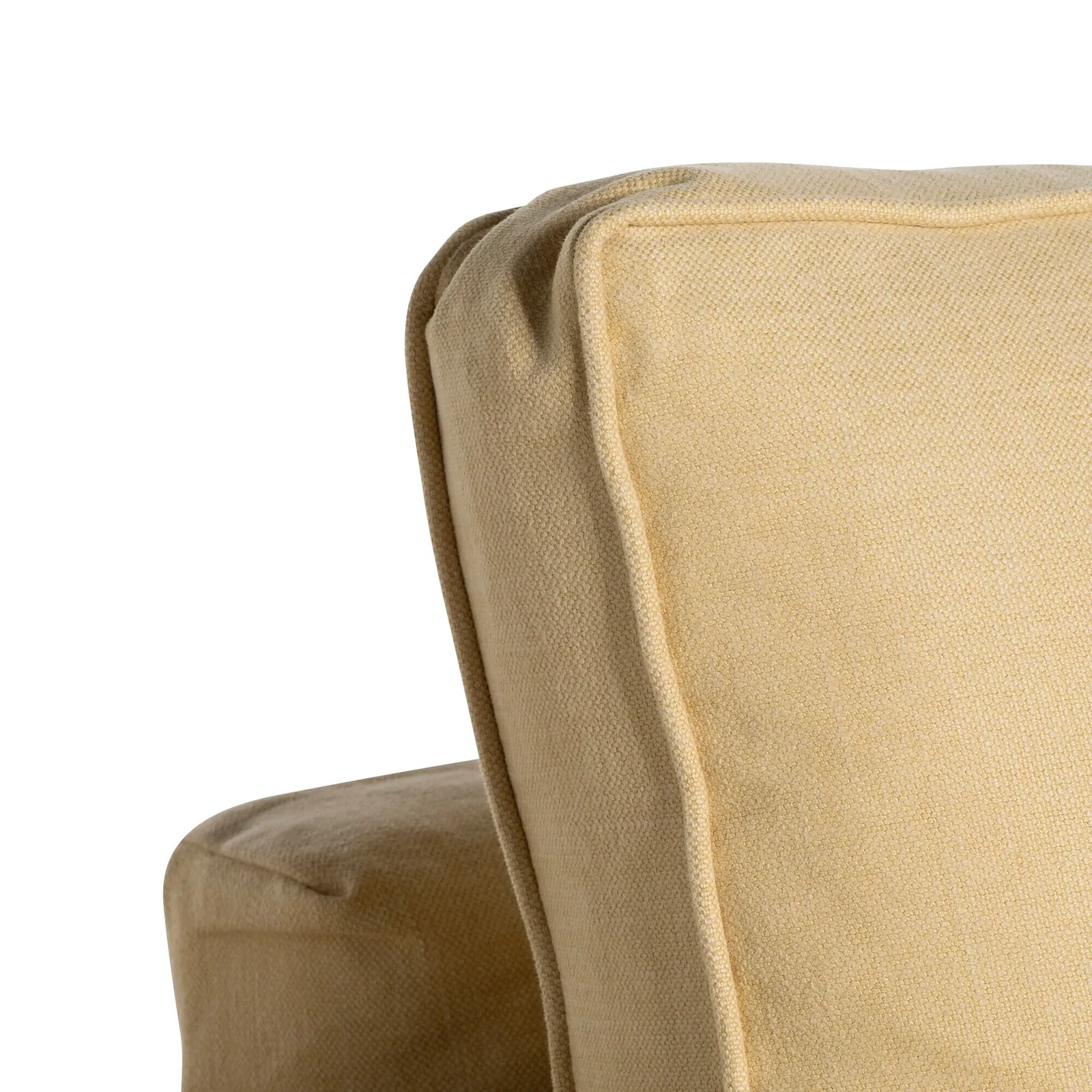 Berkeley Extra Large Sofa, Yellow Fabric | Barker & Stonehouse 4