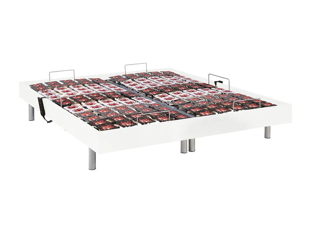 Vente-unique Electric Base 2X48 White Wood Decorative Pads - 2 X 70 X 190 Cm - OKIN 5