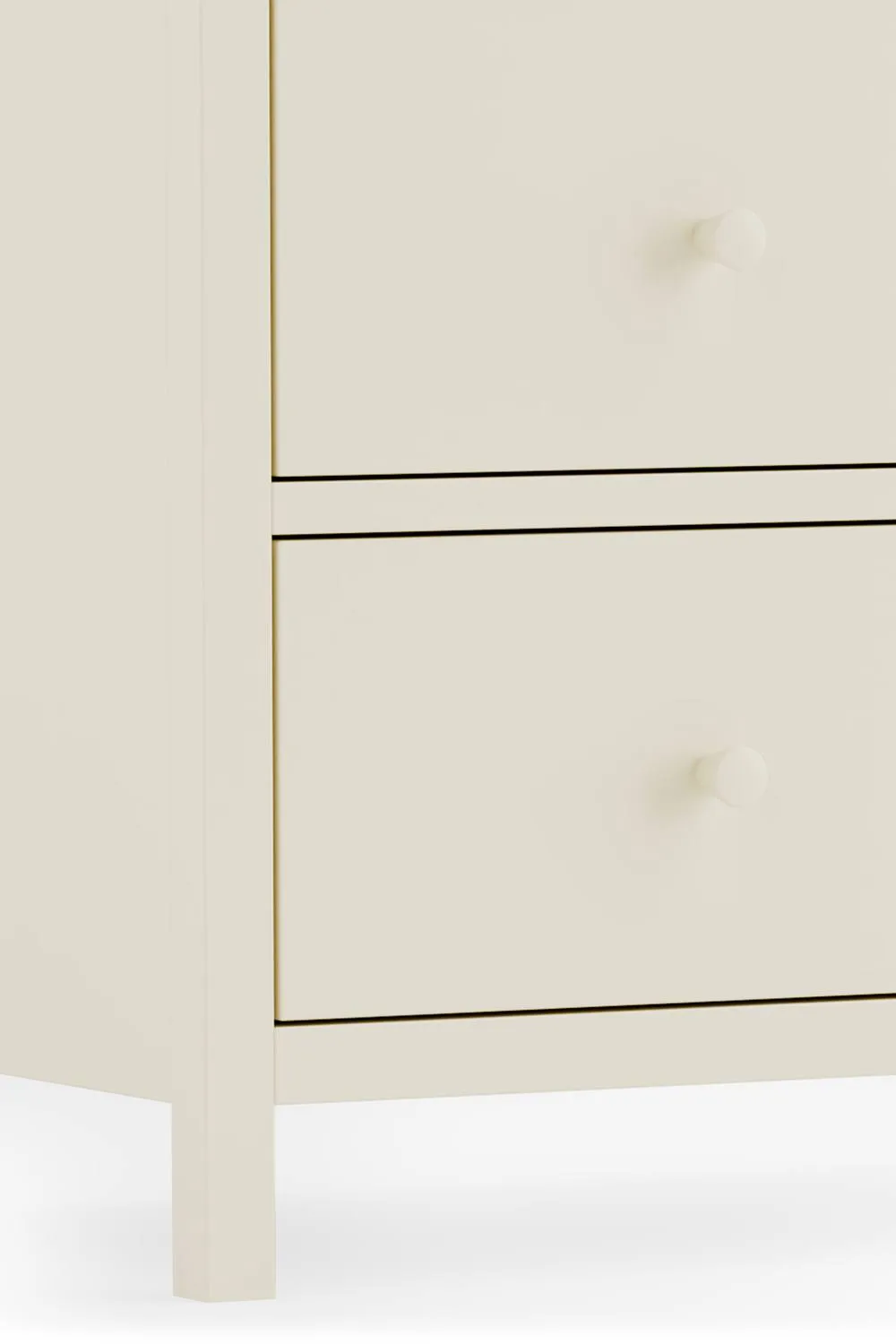 Julian Bowen Coxmoor 3 Drawer Chest in Ivory 6
