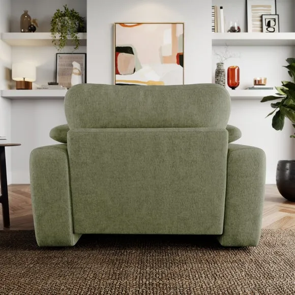 Magnus Vintage Soft Chenille Snuggle Sofa 3