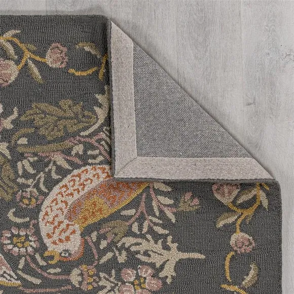 William Morris At Home Strawberry Thief Wool Rug 3