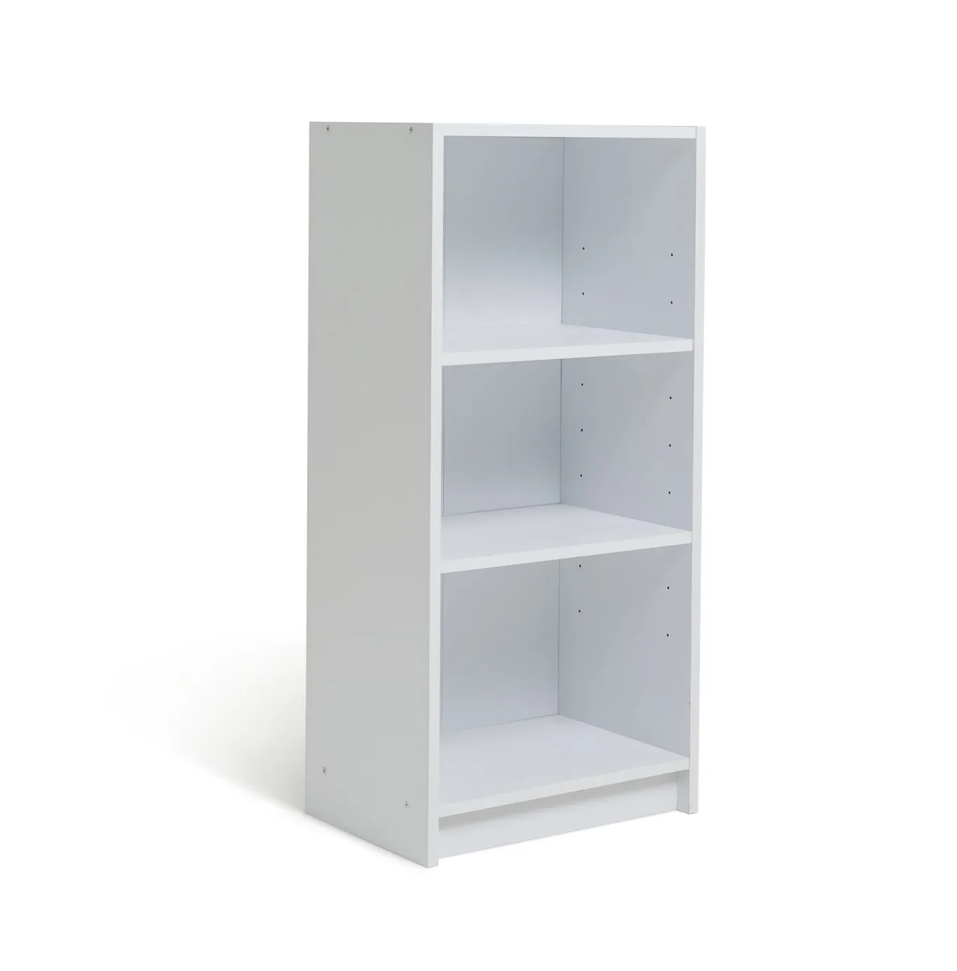 Habitat Maine 2 Shelf Half Width Bookcase - White