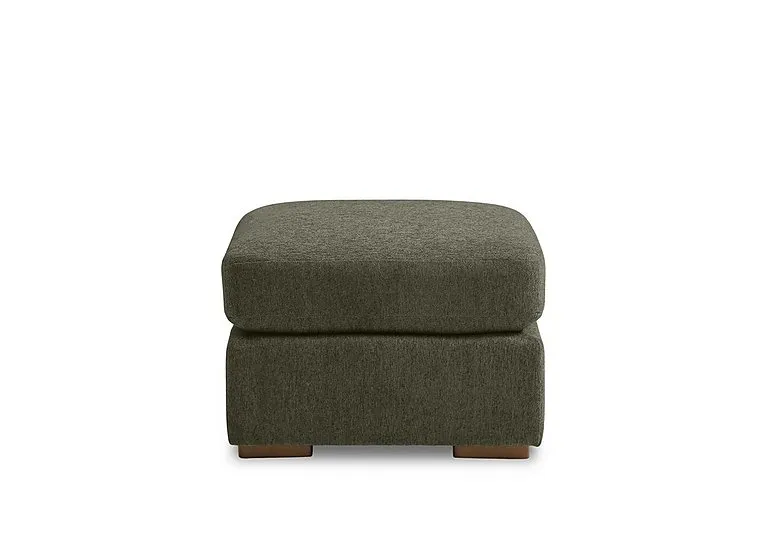 Emilia Rectangular Fabric Footstool - Living Room Furniture - In Time for Christmas