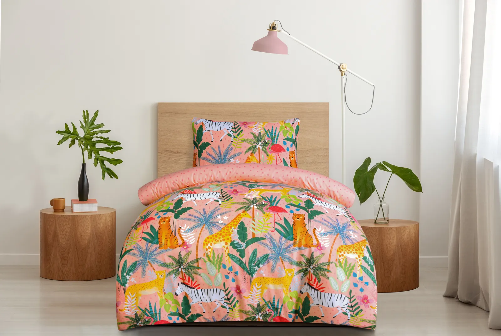 Smart Living Luxury Super Soft Reversible Fashion Safari Duvet Set & Pillowcases