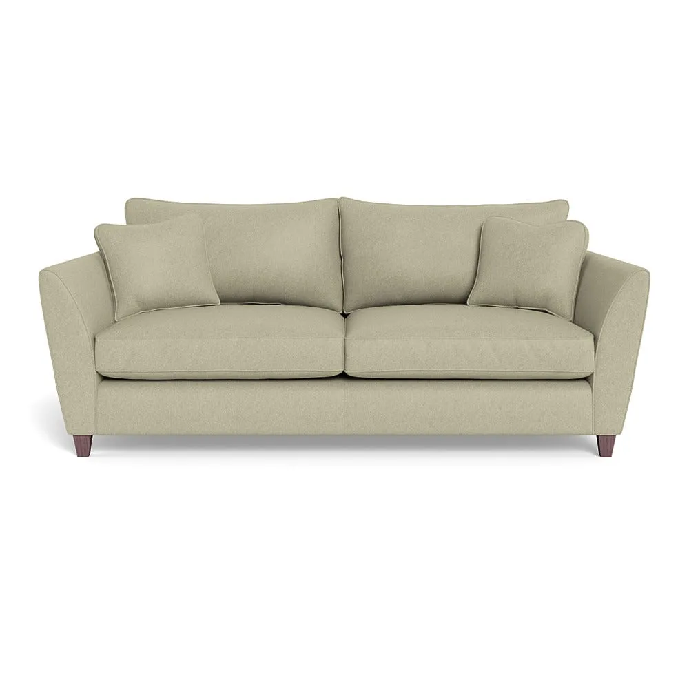 Heal's Torino 4 Seater Sofa Cotton Grain Dark Brown Feet 1