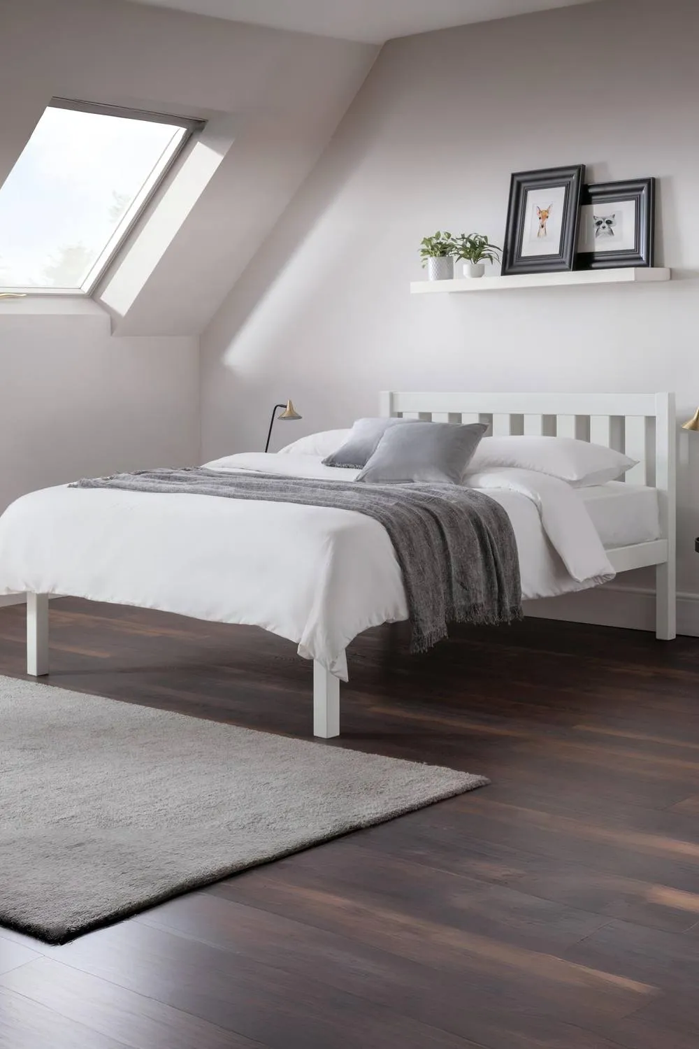 Julian Bowen Luna Bed in White 1